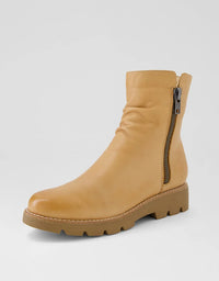 Dixeya Dark Tan/Light Choc Ankle Boots