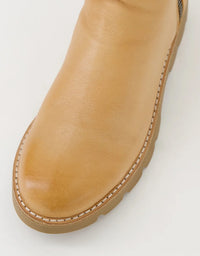 Dixeya Dark Tan/Light Choc Ankle Boots