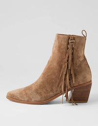 Joday Ankle Boots Light Chocolate Suede