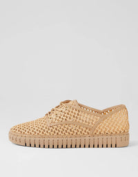 Hamburger Natural - Raffia Leather Sneaker