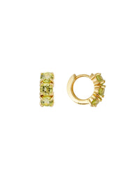 Peridot Huggies Gold