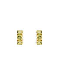 Peridot Huggies Gold