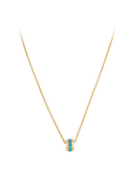 Blue Grotto Orb Necklace