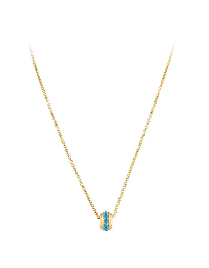 Blue Grotto Orb Necklace