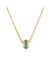 Blue Grotto Orb Necklace