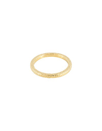 Antique Gold Stacking Ring