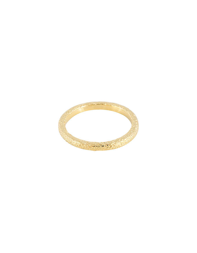 Antique Gold Stacking Ring