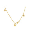 Gold Nomad Charm Necklace