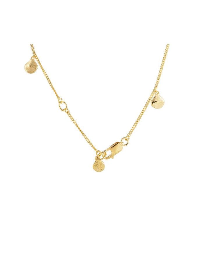 Gold Nomad Charm Necklace