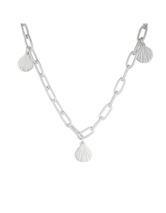 Silver Beachcomber Charm Necklace
