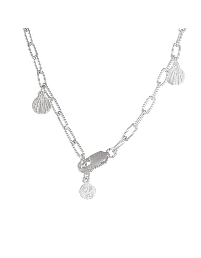 Silver Beachcomber Charm Necklace