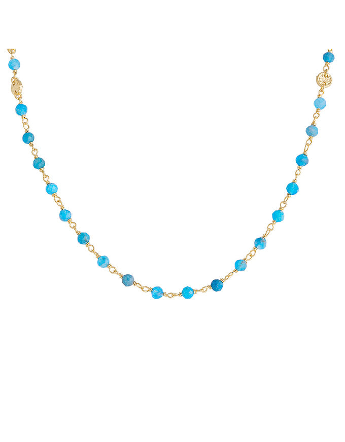 Blue Grotto Antique Necklace
