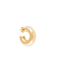 Bold Gold Midi Hoops