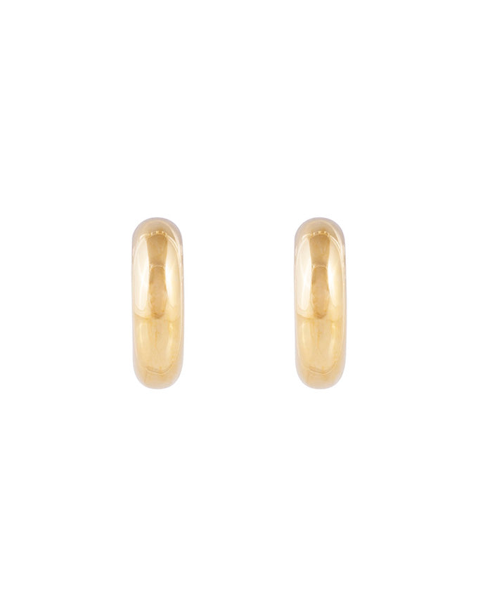 Bold Gold Midi Hoops