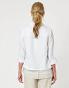 Danielle Linen Jacket White