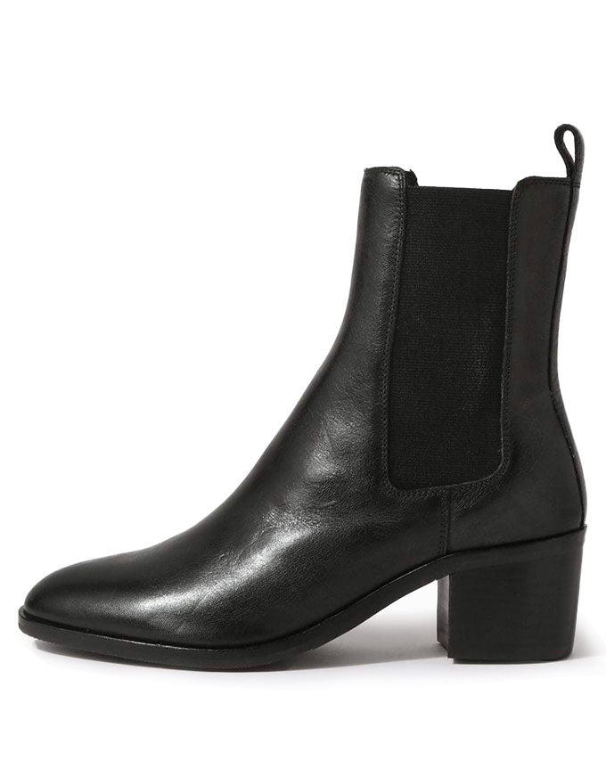 Dowell Black Leather Boots