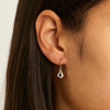 Baby Tears Silver Earring