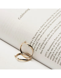 Cinta Hoop Yellow Gold