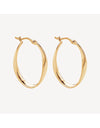 Cinta Hoop Yellow Gold