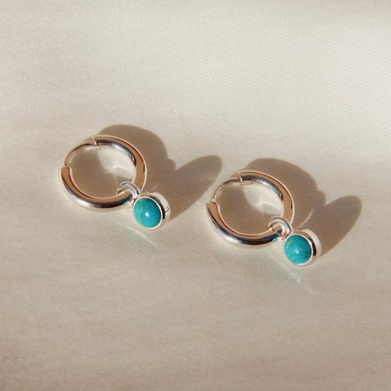 Heavenly Turquoise Silver Earring E6543