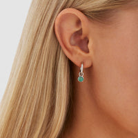 Heavenly Turquoise Silver Earring E6543