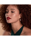 Fern Pearl Earrings Gold