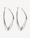 Isola Hoop Earrings Silver