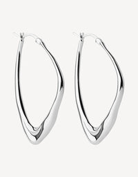 Isola Hoop Earrings Silver