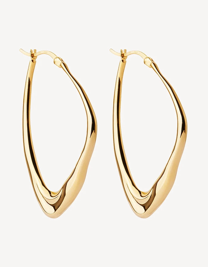 Isola Hoop Earrings Gold