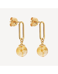 Limoncello Citrine Earrings Gold