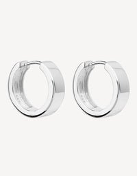 Stella Huggie Earrings Silver