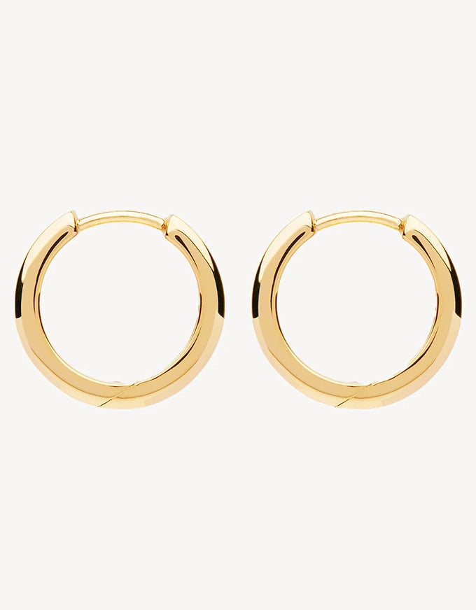 Stella Huggie Earrings Gold