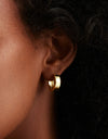 Stella Huggie Earrings Gold