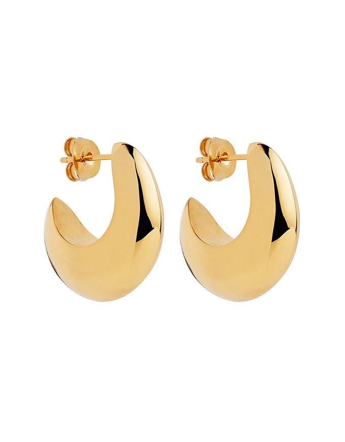 Umbra Yellow Gold Earrings