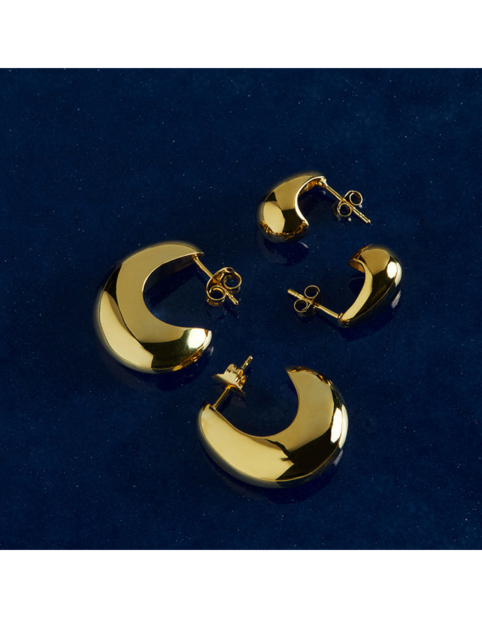 Umbra Yellow Gold Earrings