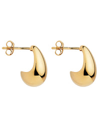 Baby Umbra Yellow Gold Earrings