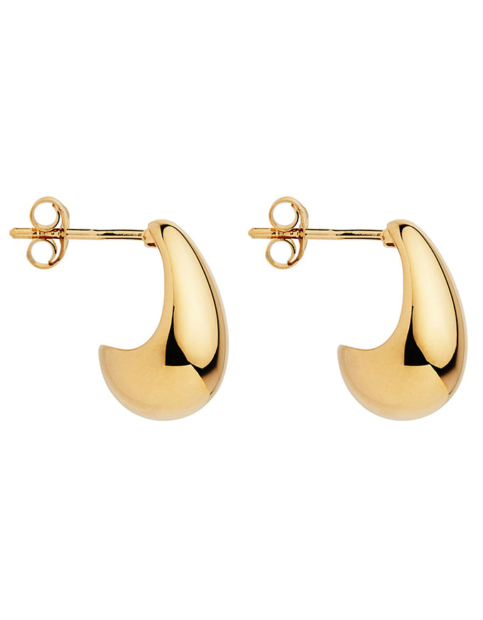 Baby Umbra Yellow Gold Earrings