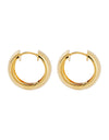 Daynight Yellow Gold Huggie Earrings