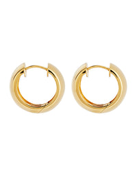 Daynight Yellow Gold Huggie Earrings