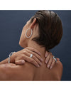 Orbit Silver Hoop Earrings