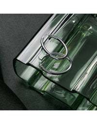 Orbit Silver Hoop Earrings