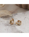 Moonkiss Yellow Gold Huggie Earrings
