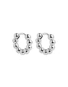 Constellation Silver Huggie Earrings