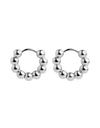 Constellation Silver Huggie Earrings