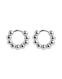 Constellation Silver Huggie Earrings