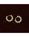 Constellation Yellow Gold Huggie Earrings