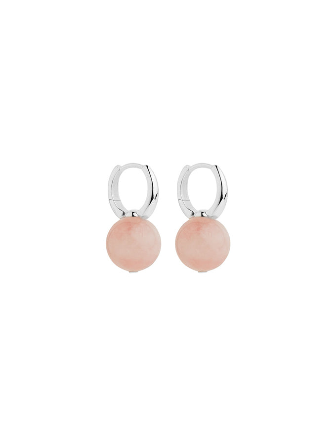 Capella Rose Quartz Earrings