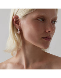 Capella Rose Quartz Earrings