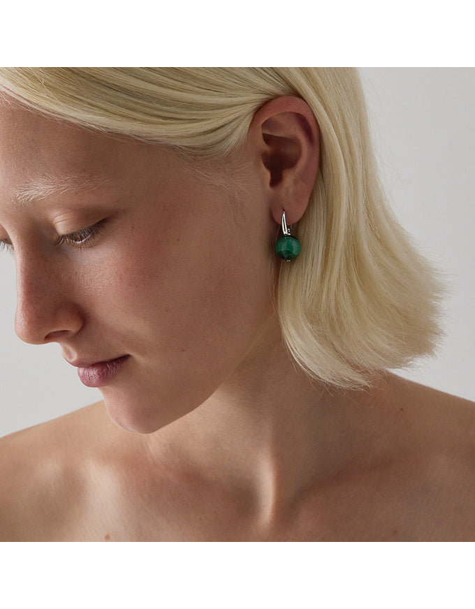 Capella Malachite Earrings