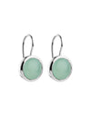 Chroma Silver Aqua Chalcedony Earrings